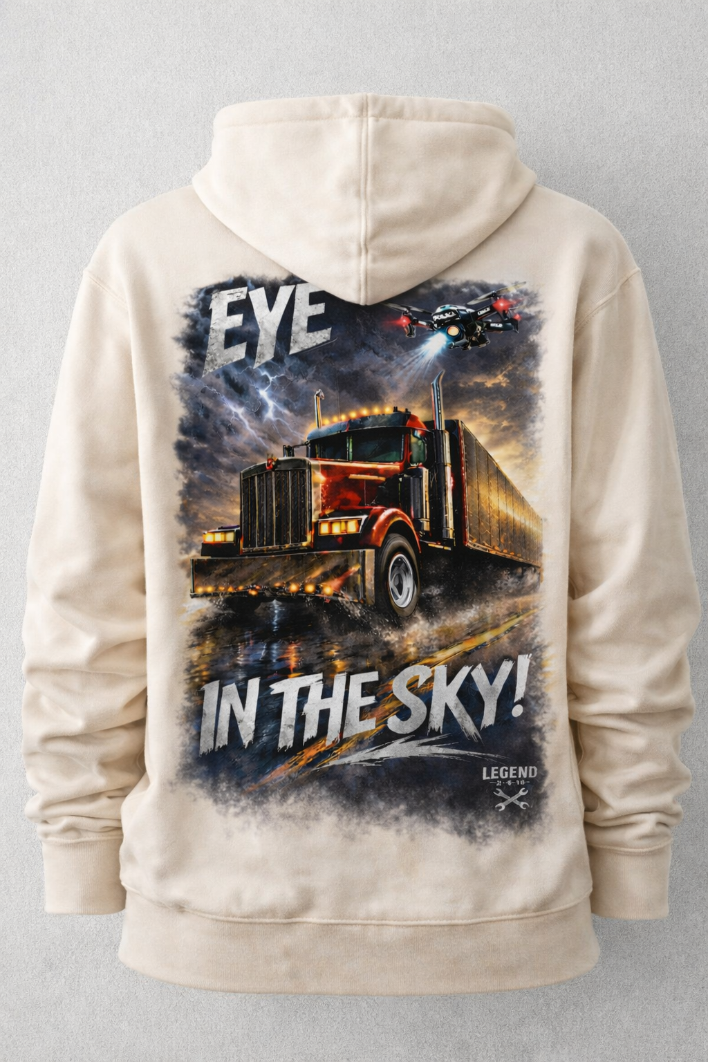 Eye in the Sky - Trucker Storm Graphic Tee & Hoodie