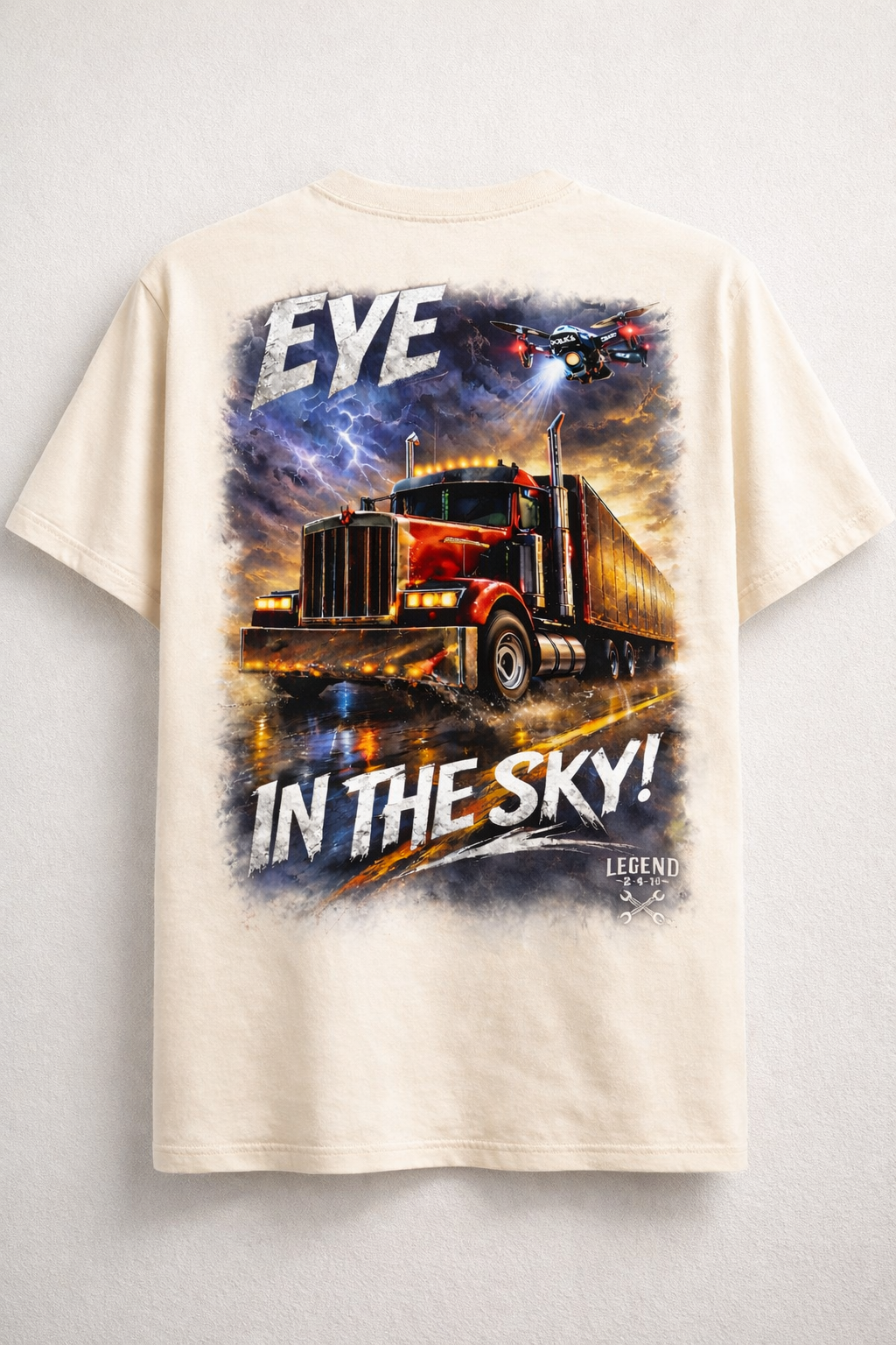 Eye in the Sky - Trucker Storm Graphic Tee & Hoodie