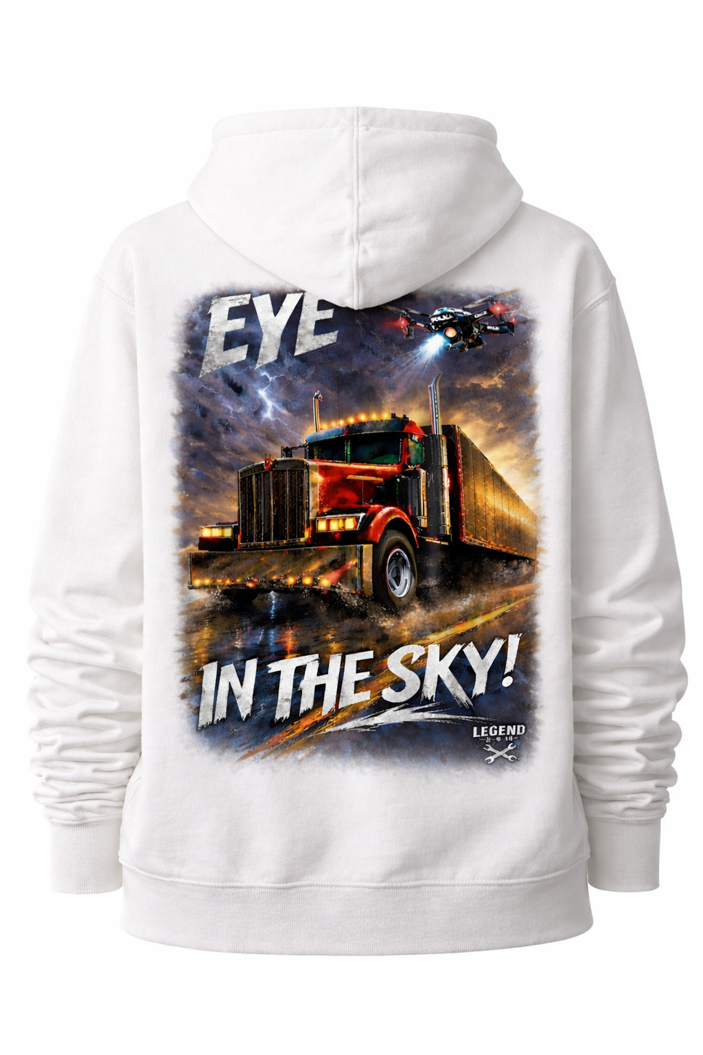 Eye in the Sky - Trucker Storm Graphic Tee & Hoodie