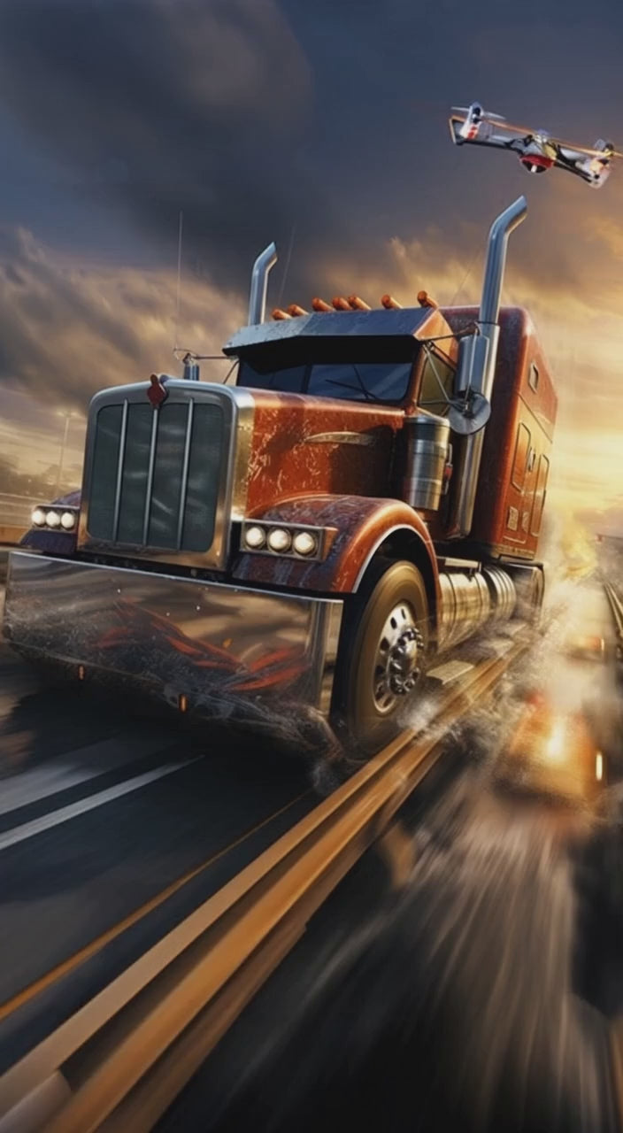 Eye in the Sky - Trucker Storm Graphic Tee & Hoodie